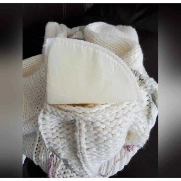 Kimberly Hope NWT Vintage 90's Boho Chic Floral Embroidered Sweater Size M - Picture 8 of 12